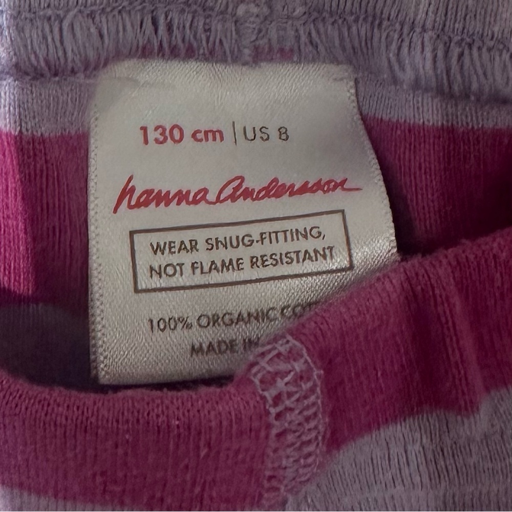 Hanna Andersson HannaJams™ Pajama Set Girls Size 8 - Picture 6 of 6